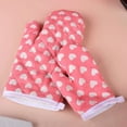 thumbnail image 6 of Gloves for Kids Oven Mitts 2 Pcs Kitchen Microwave Parent-child Baking Thicken Anti-scald Cotton, 6 of 6