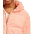 thumbnail image 3 of Collection B Womens Corduroy Cropped Puffer Coat Orange XS, 3 of 3
