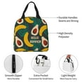 thumbnail image 3 of Yiaed Banana And Avocado Print Insulated Lunch Bag Reusable Cute Tote Lunch Box, Leakproof Cooler Lunch Bags for Work Office Travel School Picnic, 3 of 5