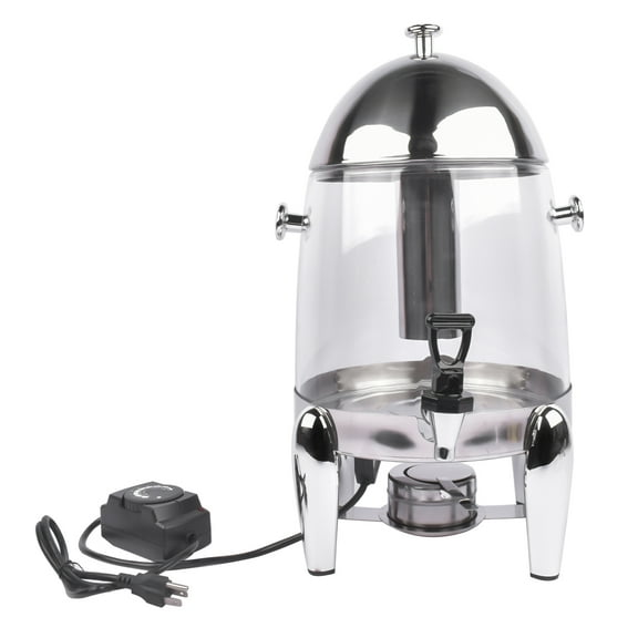 Mustrod 3 Gallon Hot & Cold Drinks Beverage Dispenser Electric Drink Dispenser for Parties Coffee Chafer Urn, Container for Juice Lemonade Tea Water