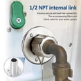 thumbnail image 2 of All Metal RV Water Inlet, 3/4In GHT Water Inlet Hose Adapter, 2 of 5