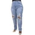 thumbnail image 1 of Jeans Talla Extra Corte Mom LOCURA  NCMP263, 1 of 4