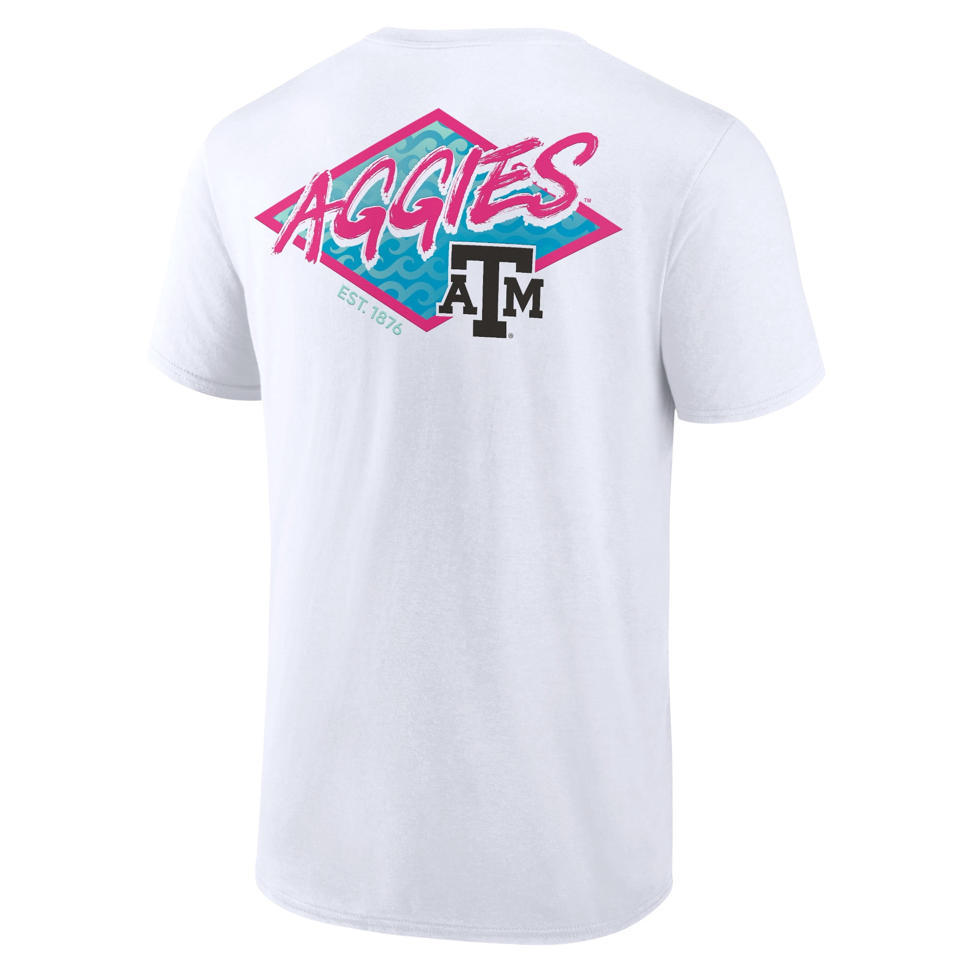 Men's White Texas A&M Aggies Surf Break T-Shirt