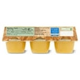 Great Value Unsweetened Applesauce, 4 oz, 6 Count