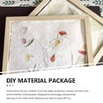 thumbnail image 3 of KALLORY 2Pack Paper Making Craft Frame Paper Frame Supplies Wood Natural Tool For Kindergarten Activities, 3 of 8