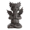 thumbnail image 2 of Pacific Giftware Garden Dragon Meditating Yoga Dragon Garden Display Decorative Accent Sculpture Stone Finish 10 Inch Tall, 2 of 2
