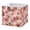 Tie-dye Flowers Pattern, variant on Foldable Fabric Storage Bin Home Cubes Clothing Organizer Bins Large Collapsible Box Basket for Home Organizer Red and Blacks Holly Leaves