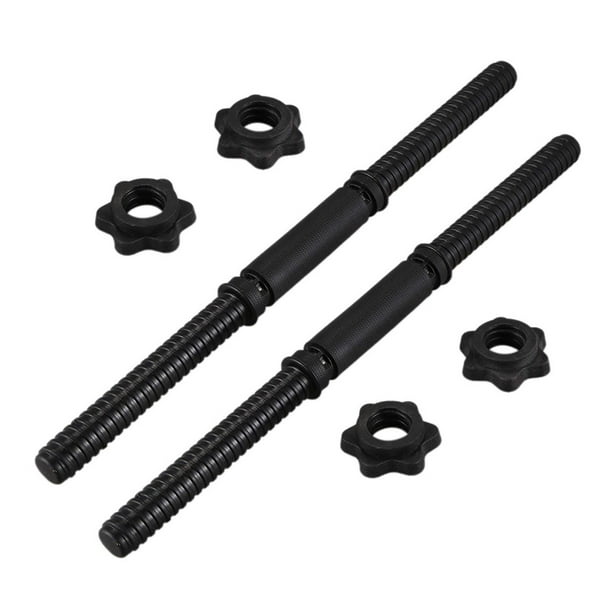 Gecorid Handle set 50CM Dumbbell Bars Durable Dumbbell Handle with Spin