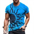 thumbnail image 1 of "Playera Manga Larga Hombre Camisas Manga Corta Hombre Camiseta A Rayas Para Hombre, Camisetas De Verano Para Hombre, Camiseta De Gran Tamaño 4Xl Para Hombre, Camiseta Informal Divertida Con Estampado" Xishao ropa, 1 of 2