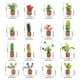 thumbnail image 2 of Eigraketly Imanes de nevera de plantas, decoración, pegatina para refrigerador, imán de nevera versátil Artesanía 16 Uds., 2 of 6