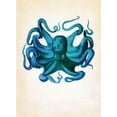 thumbnail image 3 of CafePress - Vintage Octopus Greeting Cards - Greeting Card, Blank Inside Matte, 3 of 4