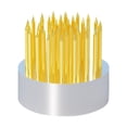 thumbnail image 1 of Práctico soporte de tallo de aleación con forma de rana para flor, ideal para cocina, boda, florero pequeño. Diámetro2.3 cm, 1 of 9