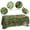 Green, variant on Willstar Military Camouflage Net Woodlands Leaves Camo Cover For Camping Hunting