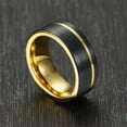 thumbnail image 4 of Anillo de acero, anillos de superficie mate personalizados, joyería, regalo portátil, vestido decorativo, boda, compromiso, fiesta de festival Ropa, zapatos y accesorios Miscelánea Tamaño 10 Sonducket AP014916-03, 4 of 6