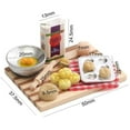 thumbnail image 6 of WhimsyHive 1:12 Miniature Kitchen Model Bread Cutting Board with Fake Baguette & Knife, Realistic Dollhouse Food Accessory for Barbie or Calico Critters, 6 of 6