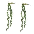 thumbnail image 1 of GUOOL 2 Pieces Artificial Hanging Plants - Fake Succulents - String of Pearls Flower -, 1 of 9