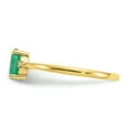 thumbnail image 3 of Primal Gold 10 Karat Yellow Gold Polished Geniune Diamond and Rhodolite Garnet Birthstone Ring, 3 of 7