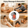 thumbnail image 4 of 2PCS Knee Massager with Heat - Cordless Heated Brace with 5 Heat Levels & 3 Massage Mode, 3 IN 1 Massager for Knee Shoulder Elbow - Gifts for Men Women (Grey), 4 of 6