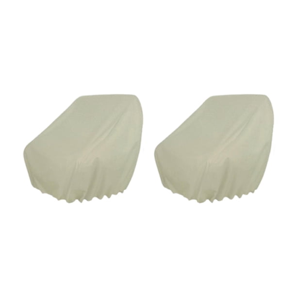 Fundas para asientos de barco de 2 piezas, fáciles de instalar y mantener, resistentes y universales. Color albaricoque
