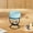 Blue, variant on CUTICATE Tea Light Porcelain Melting Pot Chocolate Fondue Pot Anniversary Snack Appliances Butter Heater Ceramic Hot Pot white