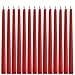 thumbnail image 3 of Asama Bougies Effilées Rouges - Ensemble de 14 Bougies Sans Goutte - 12 Pouces de Hauteur, 3/4 Pouce d'Épaisseur - 10 Heures de Combustion Propre, 3 of 4