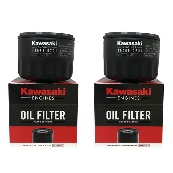 Kawasaki 49065-0721 OEM Motor Oil Filter 2 Pack