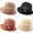 Beige, variant on QSAWXQZ Women's Bucket Hat Rolled Brim Crochet Hollow Out Soft Packable Summer Beach Sun Hat Lightweight Travel Headwear Free Size