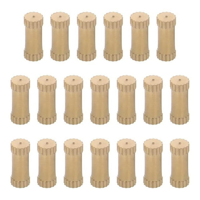 Wekity M3x4mm Female Thread Knurled Nuts,200PCS Hx10mm OD Brass Threaded Insert Embedment Nuts Hydraulic Welded Joint Injection Molding Assortment Kit for 3D Printing Injection Molding-0621