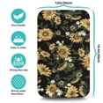 thumbnail image 4 of Washable Rubber Sunflower Cute Floral Dish Drying Mats for Kitchen Counter Home Large Coffee Bar Pad Accessories and Decor for Utensils Stemware 19.5''x12'', 4 of 6