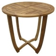 thumbnail image 2 of GDF Studio Andria Outdoor Acacia Wood Bistro Table, Teak, 2 of 6