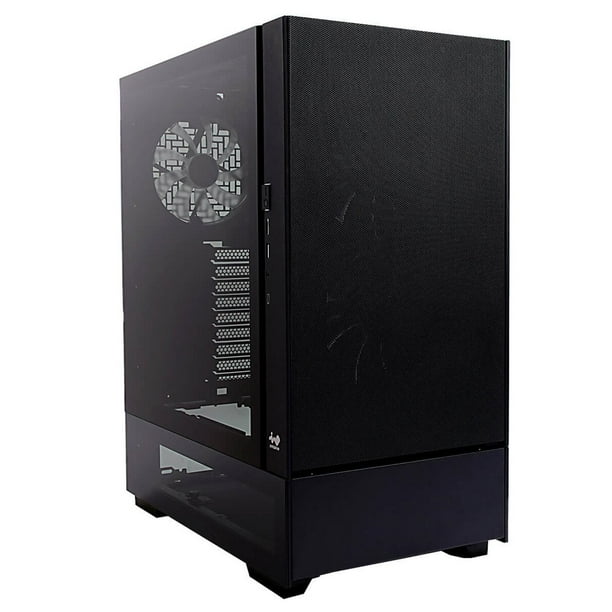 Gabinete Gamer IN WIN MODFREE BASE E-ATX Full Torre 3 Fan Cristal Templado USB-C Negro