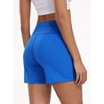 thumbnail image 5 of NELEUS Womens Workout Shorts Wide Leg Yoga Shorts for Women Casual Summer Athletic Short with Pockets,Blue,US Size L, 5 of 7