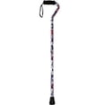 thumbnail image 3 of PCP Adjustable Cane, Designer Print, Offset Handle, Wrist Strap, Cats Pattern,, 3 of 3