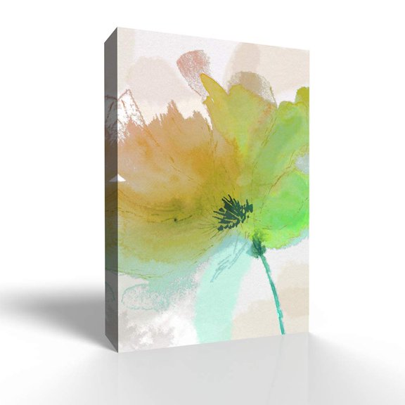 Wall26-Canvas Wall Art-Abstract Colorful Flower-Giclee Painting Wall Bedroom Living House Decoration Home Art - 16x24 inches