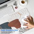 thumbnail image 4 of Long Mouse Pads for Desk,Blue Boho Abstract and Plant Pattern Desk Mats on Top Of Desks, Desk Mouse Pad Extra Large with 3mm Non-Slip Base and Stitched Edge for Gaming,Office,Work,Home 31.5"x11.8", 4 of 6