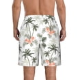 thumbnail image 3 of Naloa Vintage Palm Trees Men's Beach Shorts, Surfing shorts, Swim trunks, Quick Dry Swim Trunks for Surfing Beach Fun - Medium, 3 of 9