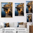 thumbnail image 4 of Designart "Reflective Moments at the Pier I" Nautical & Beach Floater Framed Canvas Print, 4 of 7