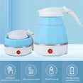 thumbnail image 4 of 600mL Collapsible Kettle Travel Kettle Foldable Silicone Kettle with Stainless Steel Base 110-220v 600W Quick Heating Auto-Off for Household Travel Camping, 4 of 7