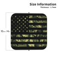 thumbnail image 3 of Balery 6 Pcs American Flag Camoleather Coasters Set, Drink Table Cup Coasters For Living Room Kitchen Coffee Decor, 3 of 9