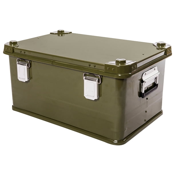 Caja de almacenamiento Multifuncional FLhrweasw 50L Aluminio Verde