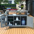 thumbnail image 2 of 1.2" Thick Durable Top - Magnetic Door for Wind Resistance - In Outdoor Spaces - Features Removable Handle, 2 of 5