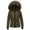CoffeeB, variant on Women's Hooded Warm Winter Coat Quilted Thicken Puffer Jacket Winter Cotton Jacket with Hood Waist Plush Overcome Outer Coat Outdoor Skiing Snowboarding Coat