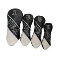 thumbnail image 2 of Lipstore 4 Pieces Golf Driver Covers Mallet Putter Covers for Golf Enthusiasts Hybrid Black, 2 of 8