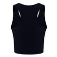 thumbnail image 4 of DuoJiaJ Basic Crop Tank Tops Women Sleeveless Racerback Crop Sport Top Women Vest Black M, 4 of 5