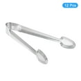 thumbnail image 3 of Pinzas para Servir Unique Bargains 12uds 5 Pulgadas Acero Inoxidable Plata, 3 of 5
