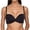 Black, variant on Women’s Push Up Lace Bra Comfort Padded Underwire Bra Lift Up Add One Cup