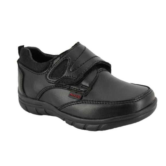 Mocasin Niño Mini Vic Escolar Velcro Ajustable negro 17