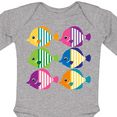 thumbnail image 4 of Inktastic Tropical Fish Lover Gift Girls Long Sleeve Baby Bodysuit, 4 of 5