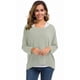 thumbnail image 2 of Jersey holgado extragrande UGET para mujer con mangas de murciélago, 2 of 5