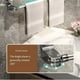 thumbnail image 3 of Toallero de baño de acero inoxidable con ventosa montado en la pared, 3 of 10